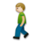 Person Walking - Medium Light emoji on LG